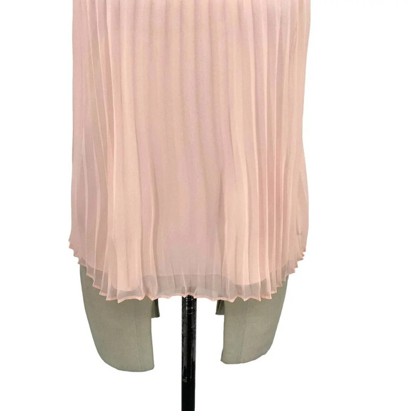 Likely Chester Pleated Sleeveless‎ Top in Pale Pink Size 0 - Picture 3 of 9